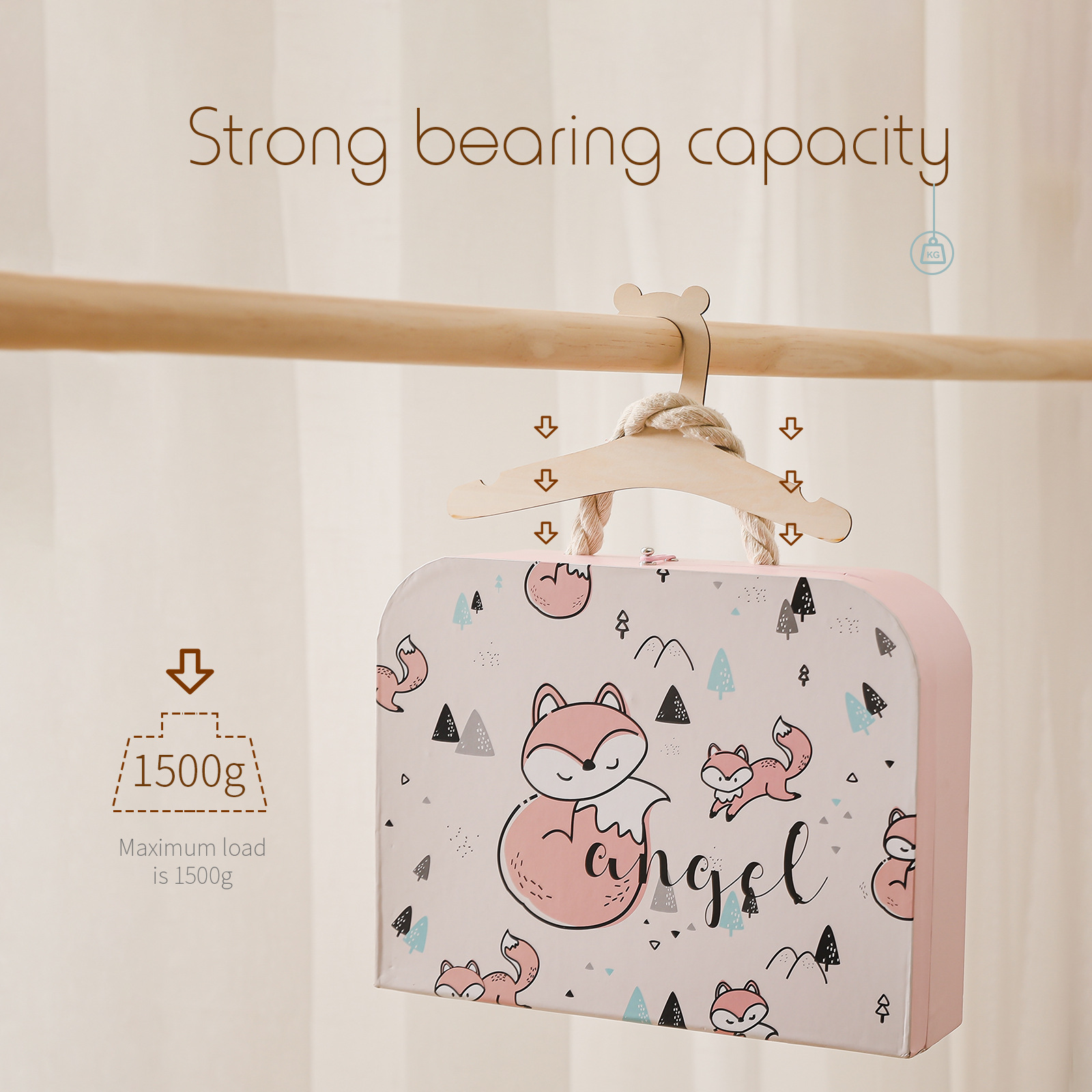 5/10pcs Wooden Baby Hangers Ki - Baby Nursery Uniform avis et prix