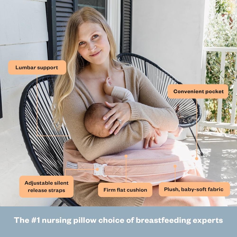 Ergonomic Nursing Pillow with  - Nursing Pillow Deluxe avis et prix