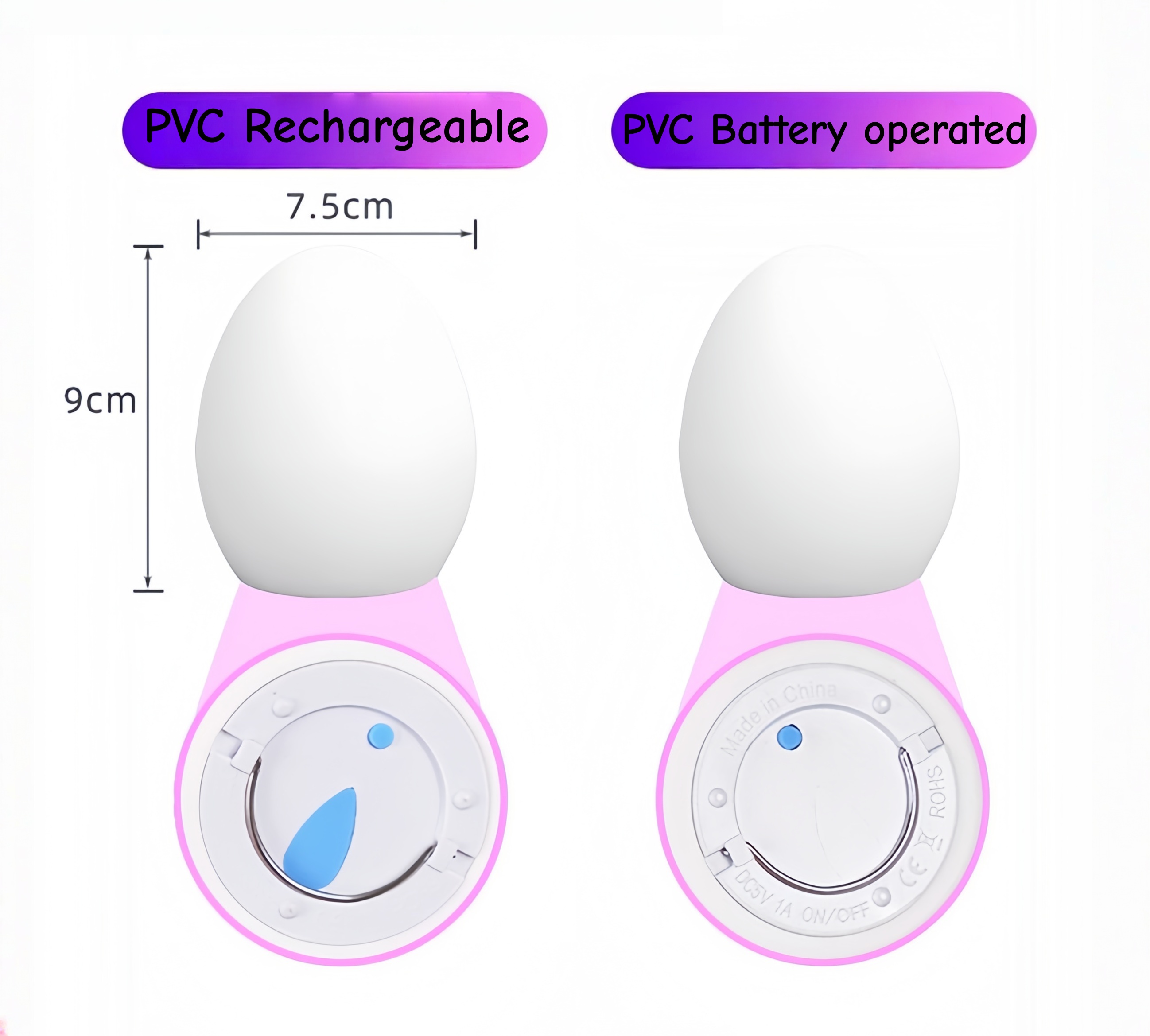 Baby Night Light LED Egg light - Baby Nursery Table Lamp avis et prix