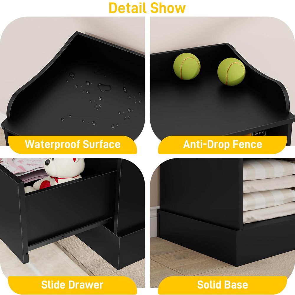 Kids Dresser Cabinet with 7 Dr - Baby Nursery Chest Of Drawers avis et prix