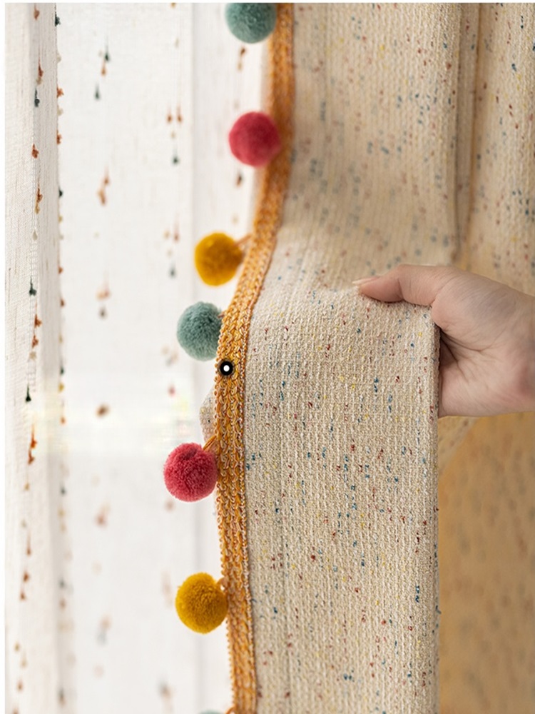 Colorful Lace Bean Curtains Bo - Baby Nursery Curtains avis et prix