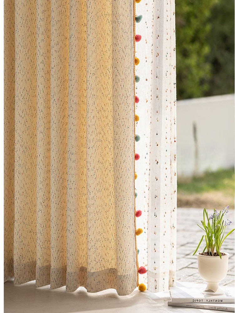 Colorful Lace Bean Curtains Bo - Baby Nursery Curtains avis et prix