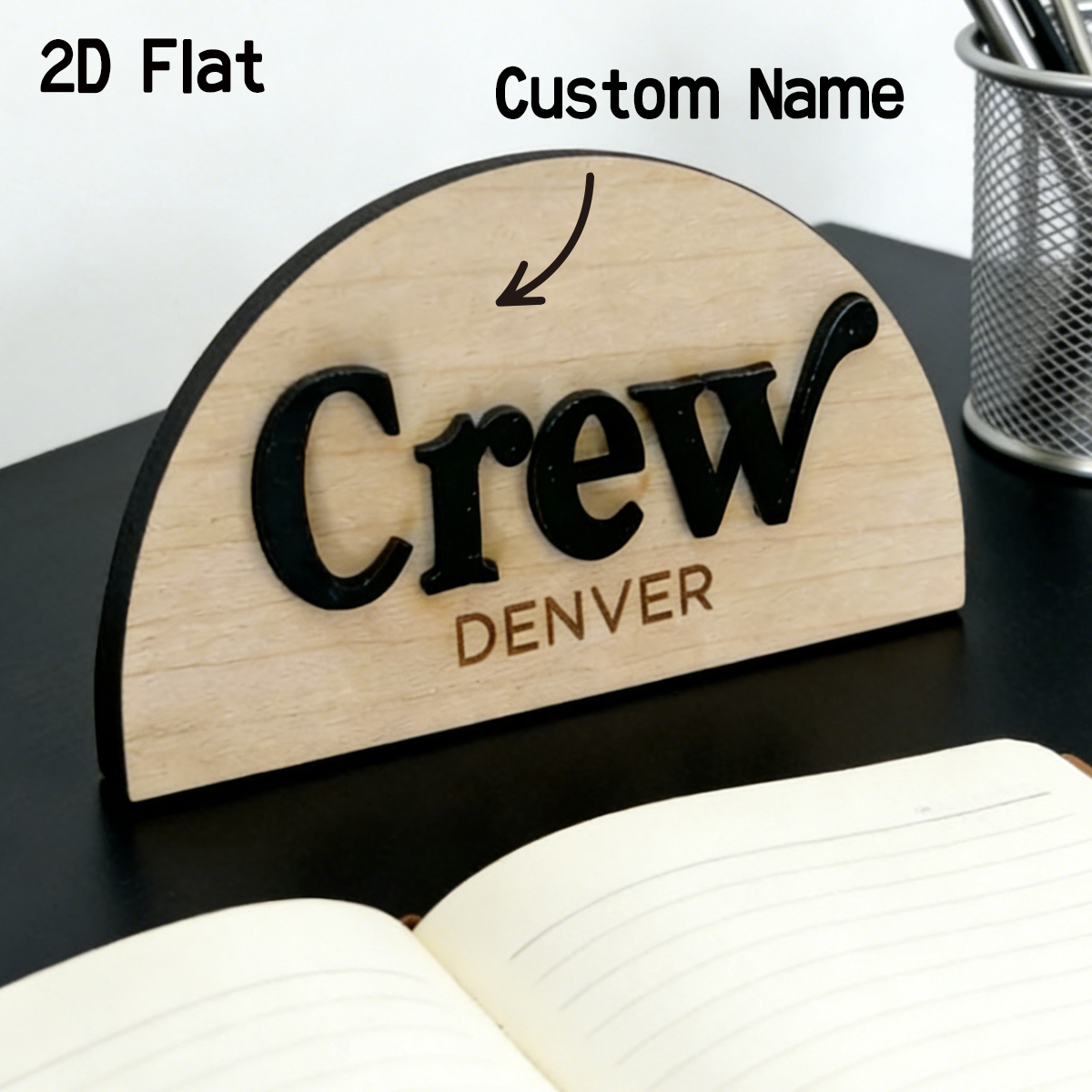 1Pc Cutom Crescent Wooden Acry - Baby Nursery Gifts avis et prix