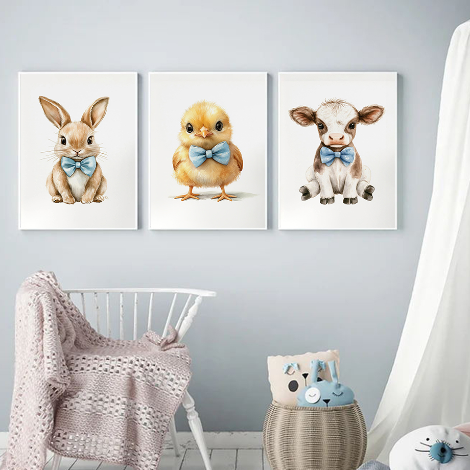Cute Animal Nursery Printed Zo - Baby Nursery Zoo Animals avis et prix