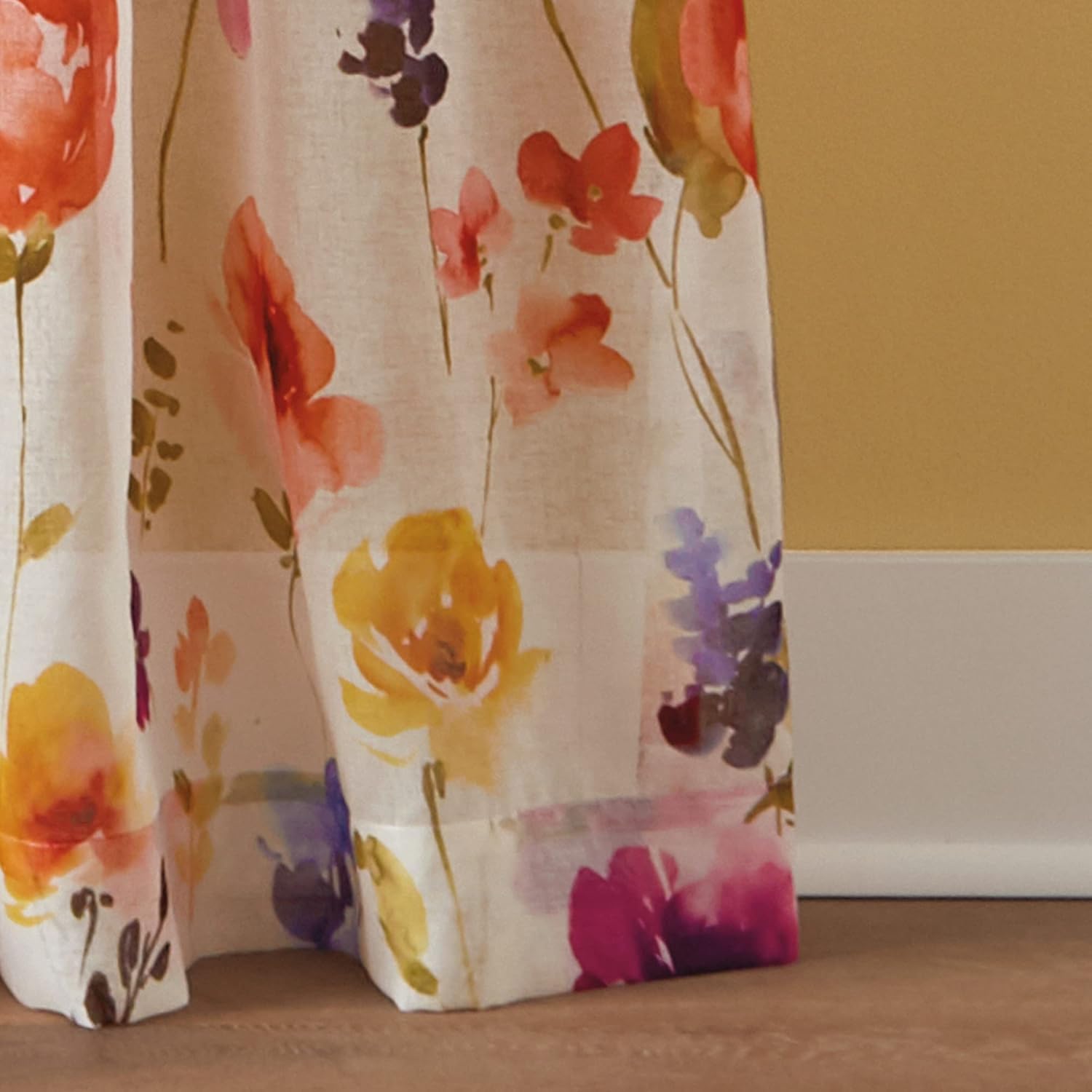 Watercolor Floral Curtains Col - Baby Nursery Curtains avis et prix