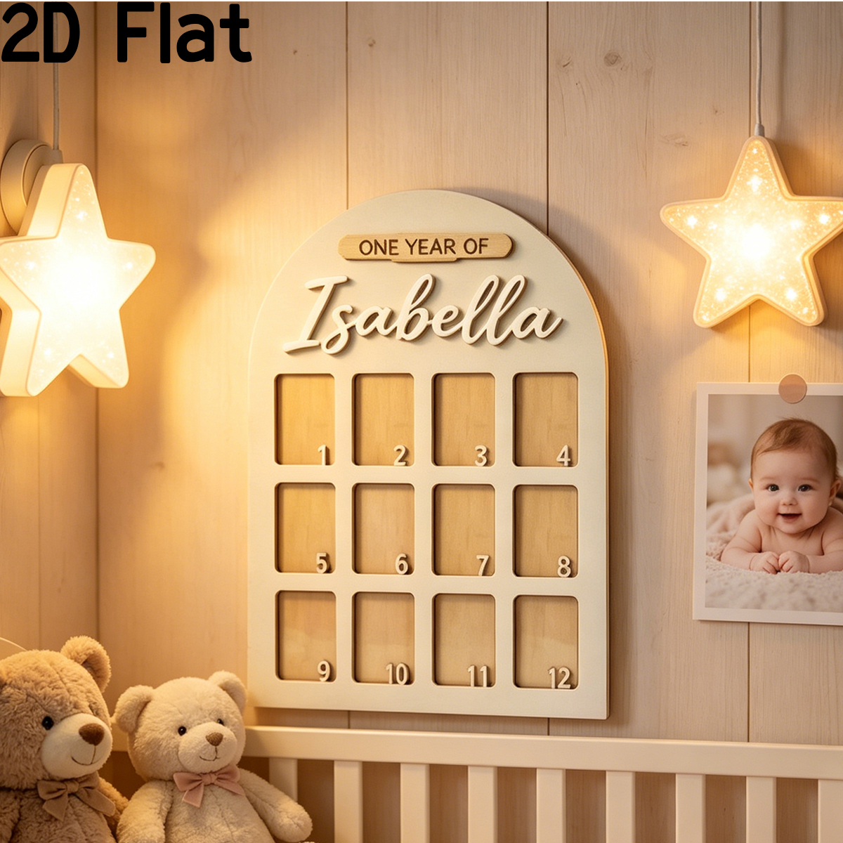 1Pc Custom Photo Record Board  - Baby Nursery Gifts avis et prix