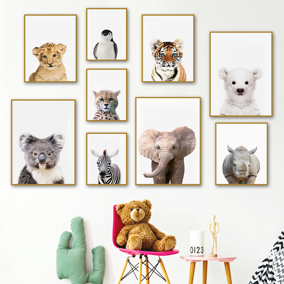 Baby Safari Animal Nursery Wal - Baby Nursery Zoo Animals avis et prix