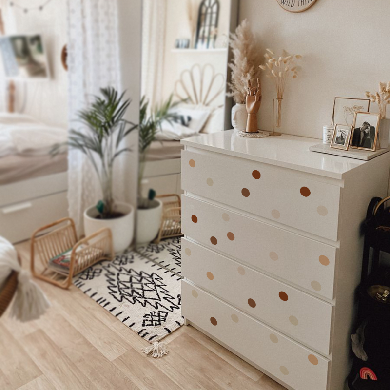 Creative Boho Polka Dot Wall S - Baby Nursery Wallpaper Girl avis et prix