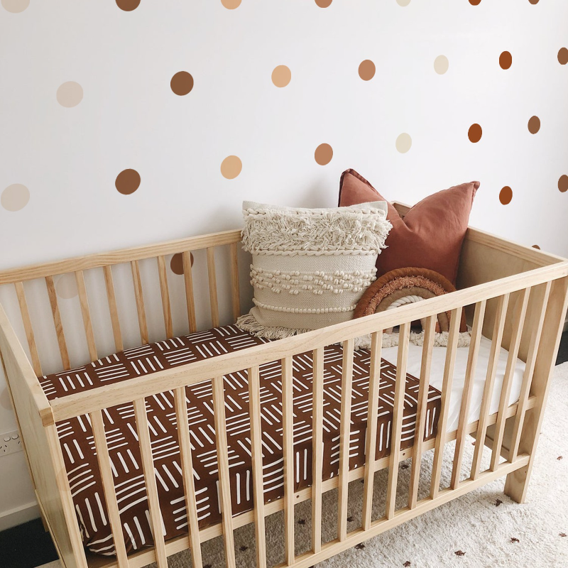 Creative Boho Polka Dot Wall S - Baby Nursery Wallpaper Girl avis et prix