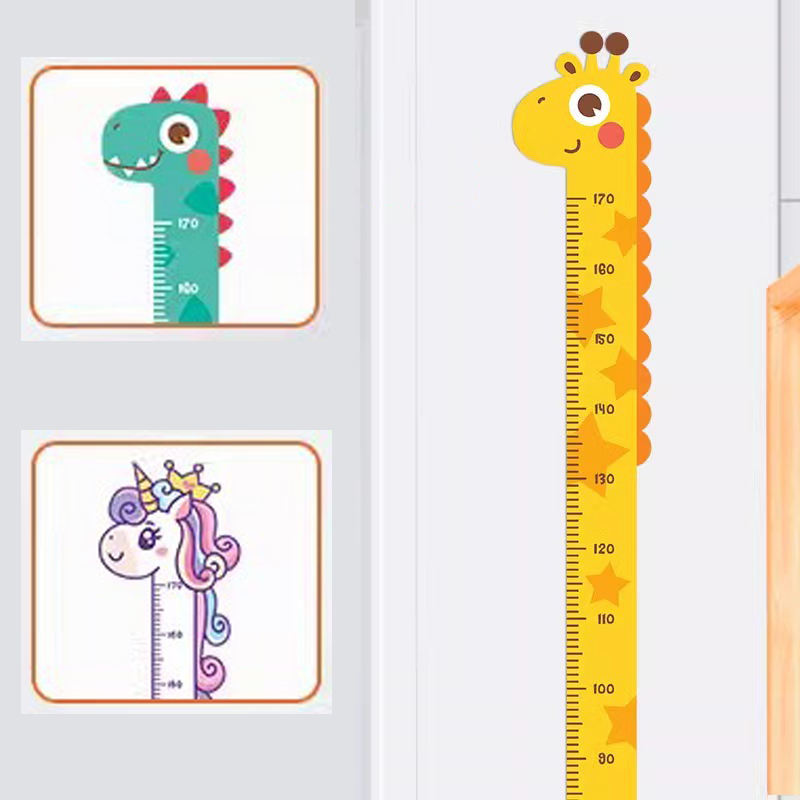 Baby Cartoon Animal Height Rul - Baby Nursery Mural Wallpaper avis et prix