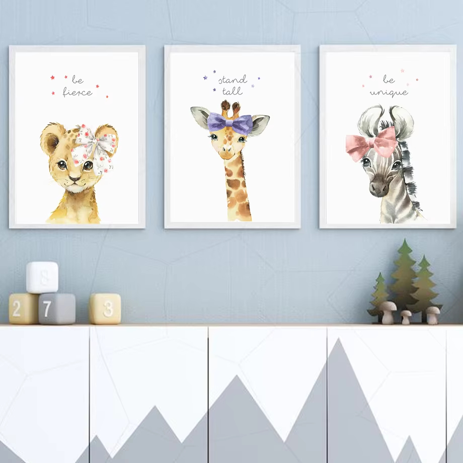 Lion Zebra Giraffe Elephant Hi - Baby Zebra Nursery avis et prix