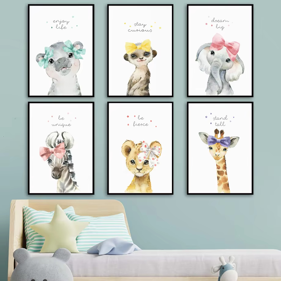 Lion Zebra Giraffe Elephant Hi - Baby Zebra Nursery avis et prix