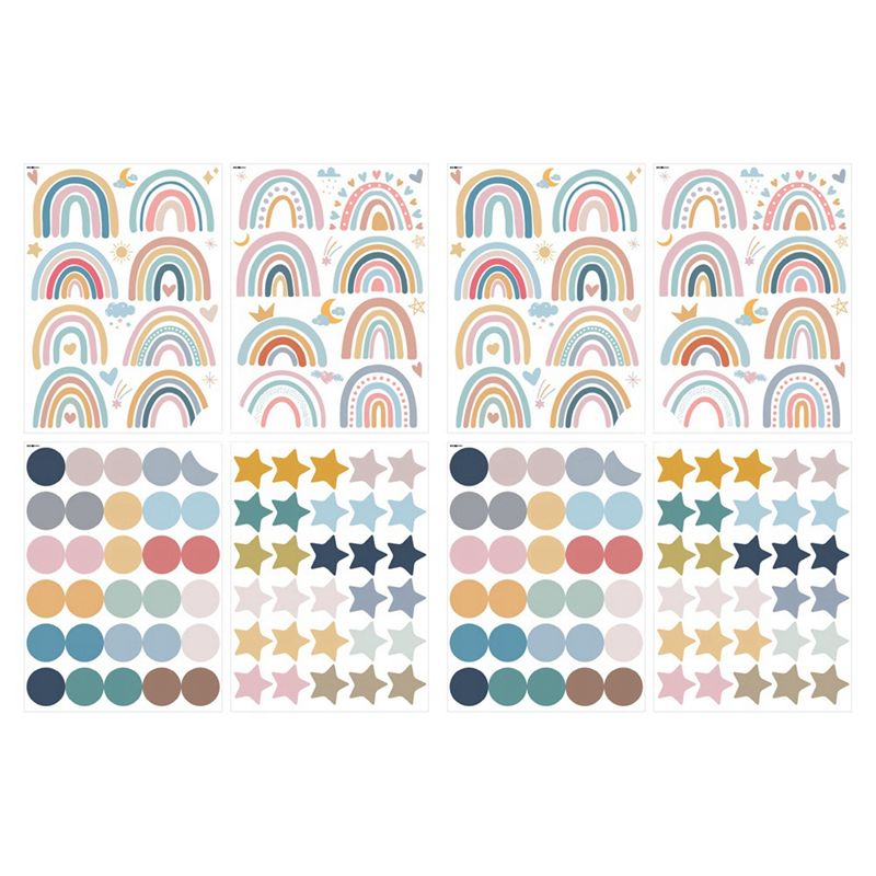 A44Z-Boho Rainbow Wall Decals  - Baby Nursery Wallpaper Girl avis et prix