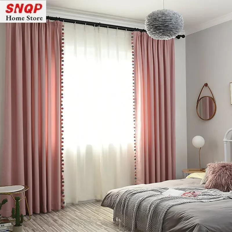 Pink Blackout Curtains for Liv - Baby Nursery Curtains avis et prix