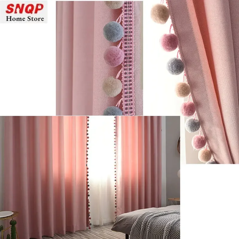 Pink Blackout Curtains for Liv - Baby Nursery Curtains avis et prix