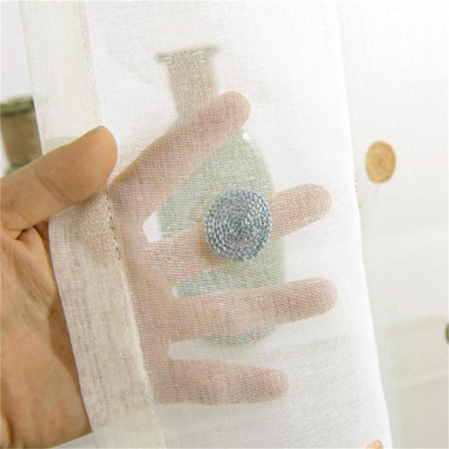 Colorful Circle Embroidery She - Baby Nursery Curtains avis et prix