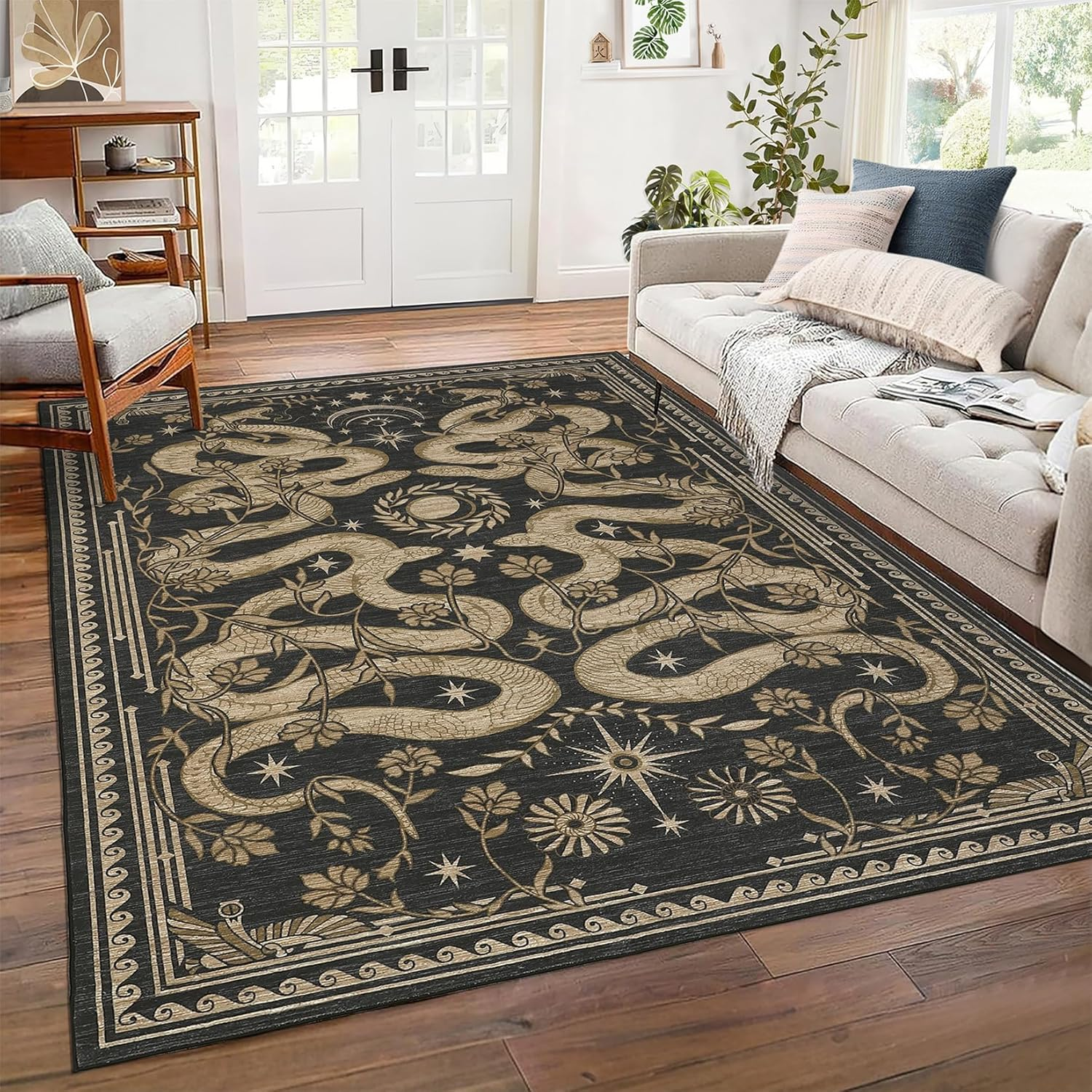 Snake Washable Rugs for Living - Baby Nursery Game avis et prix