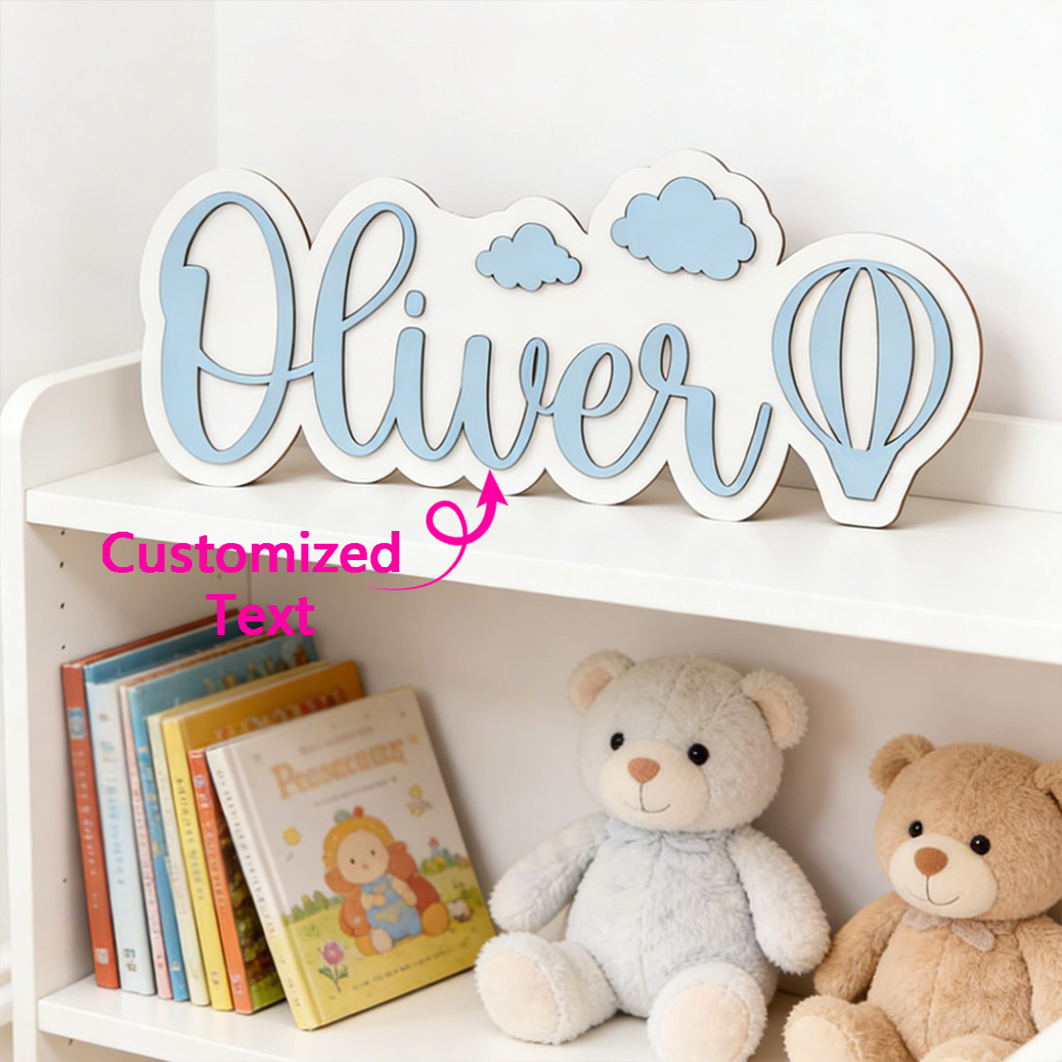 Personalized Hot Air Balloon & - Baby Nursery Gifts avis et prix