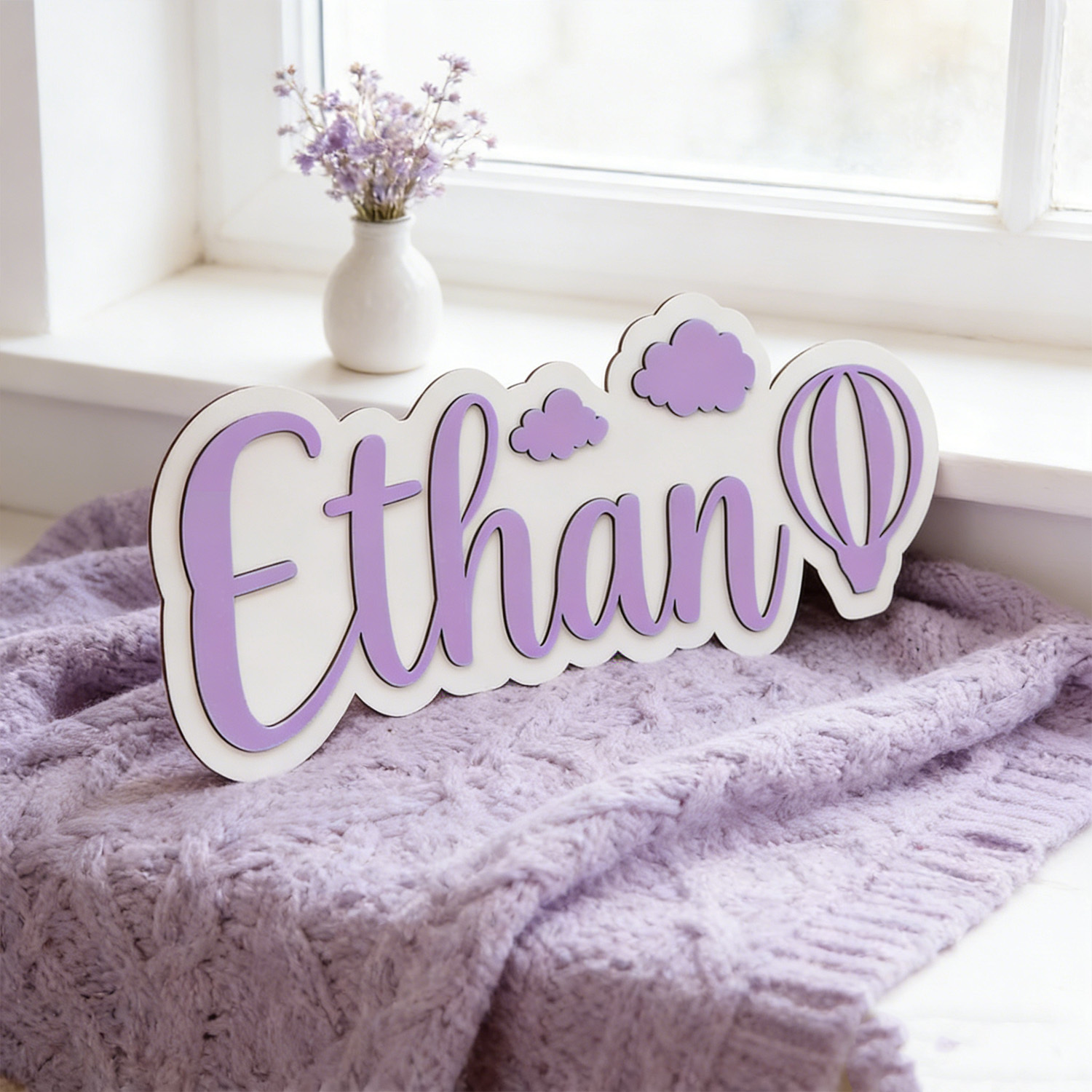 Personalized Hot Air Balloon & - Baby Nursery Gifts avis et prix