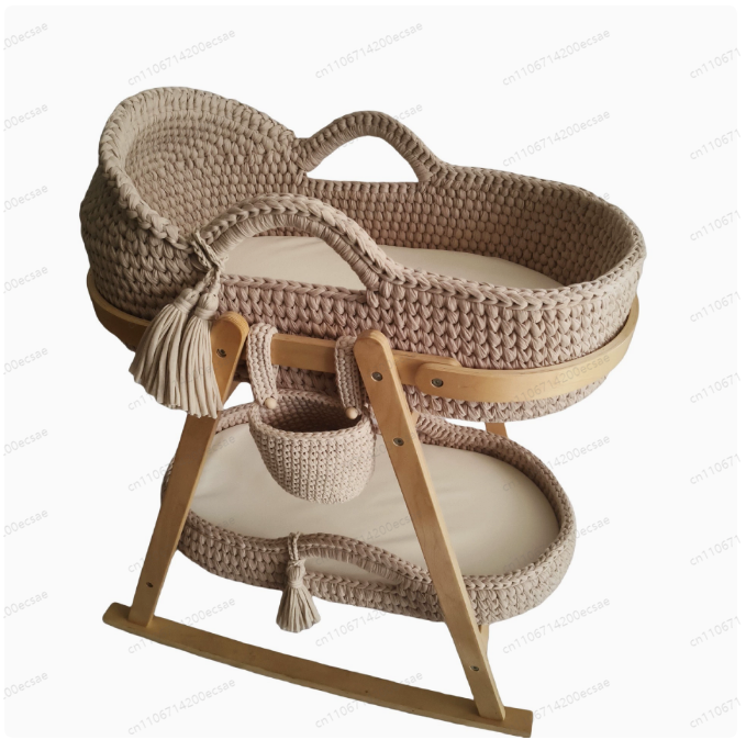 2025 Baby Cradle Handwoven Bei - Baby Nursery Basket avis et prix