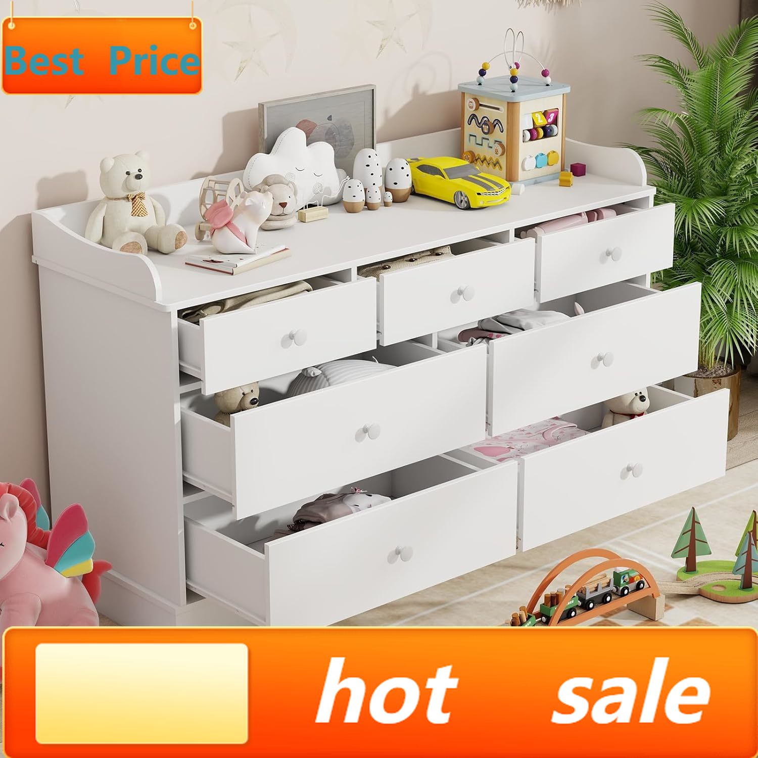 hot-sellingKids Dresser Cabine - Baby Nursery Chest Of Drawers avis et prix
