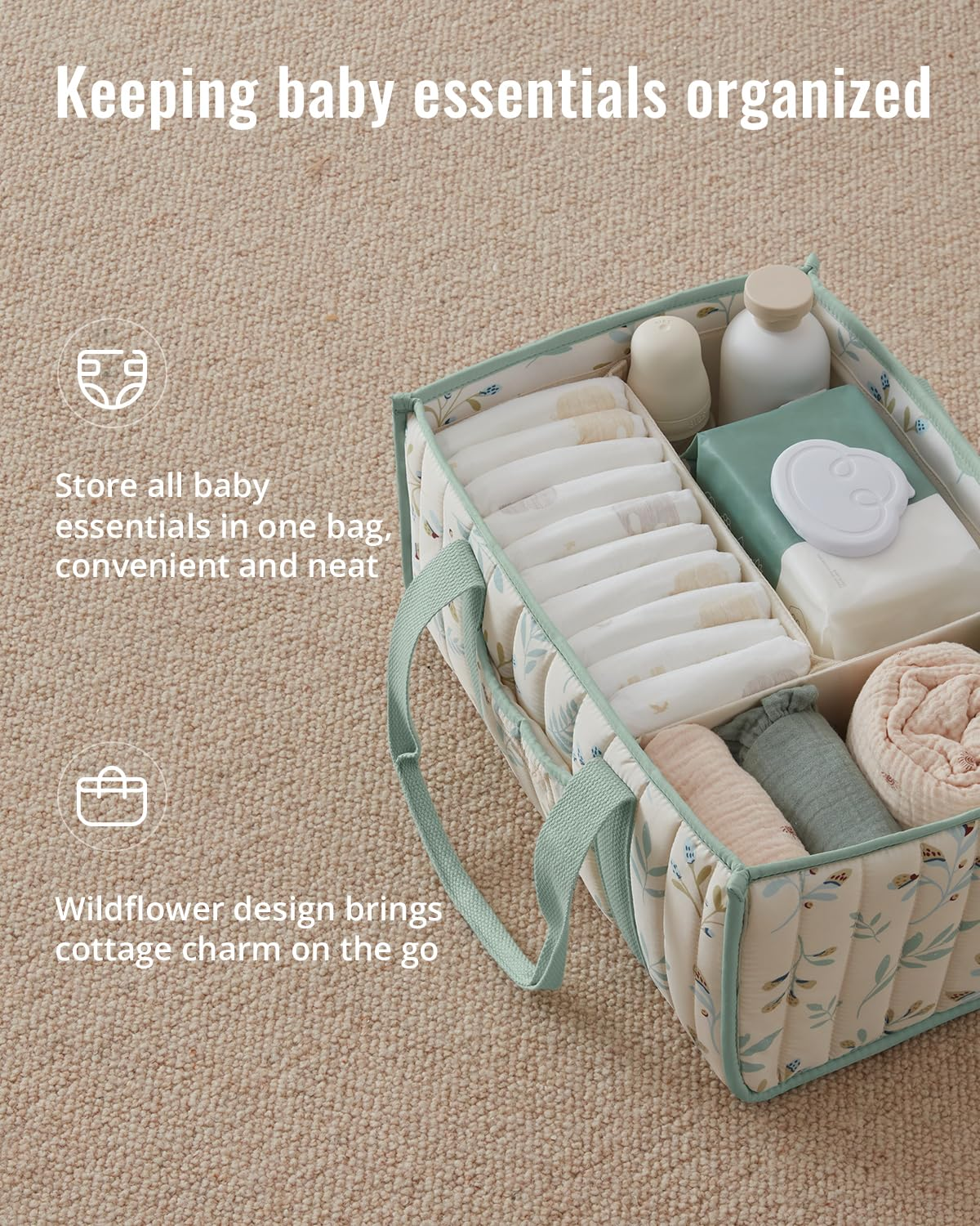 Diaper Caddy Organizer, Stylis - Baby Nursery Bags avis et prix