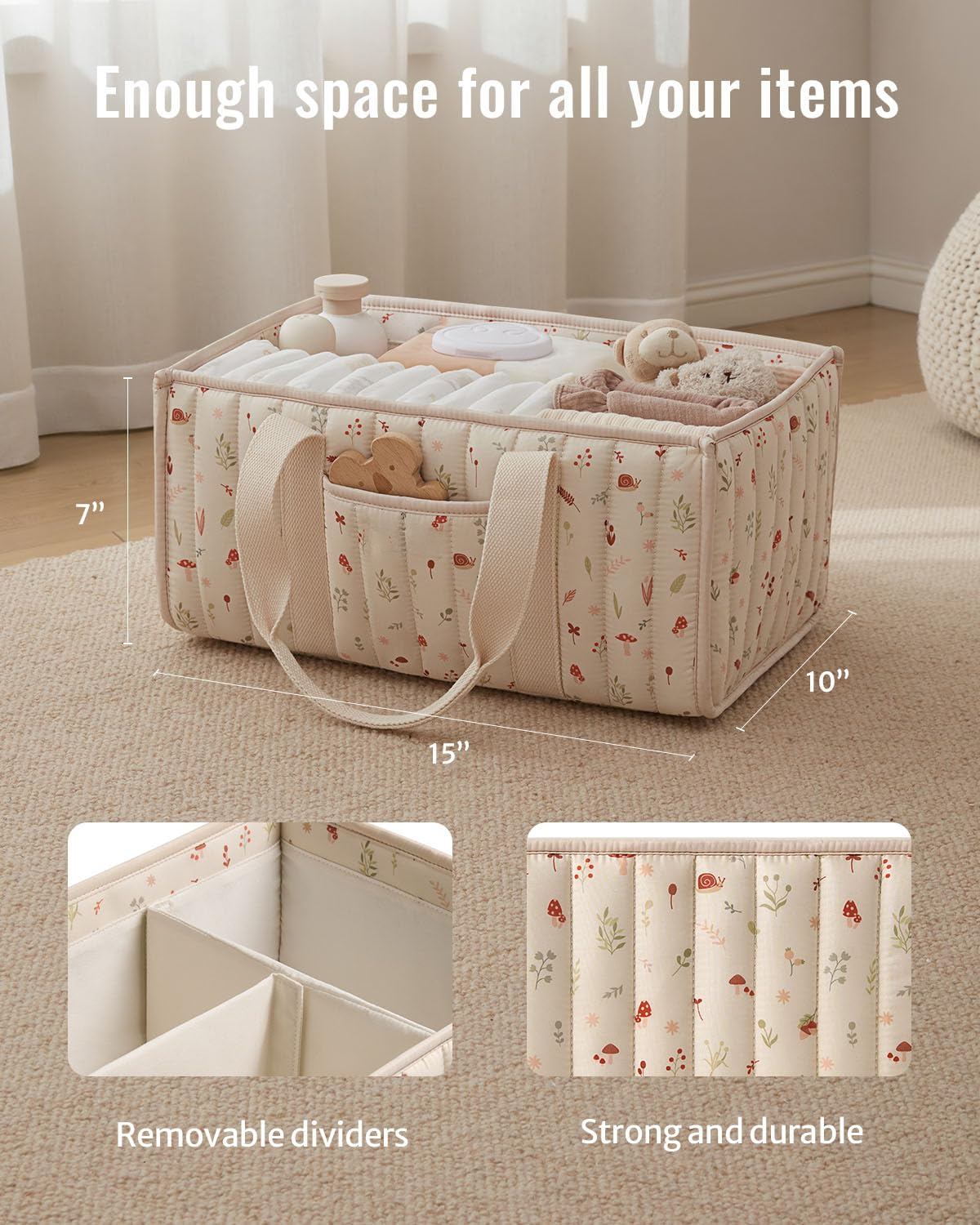 Diaper Caddy Organizer, Stylis - Baby Nursery Bags avis et prix