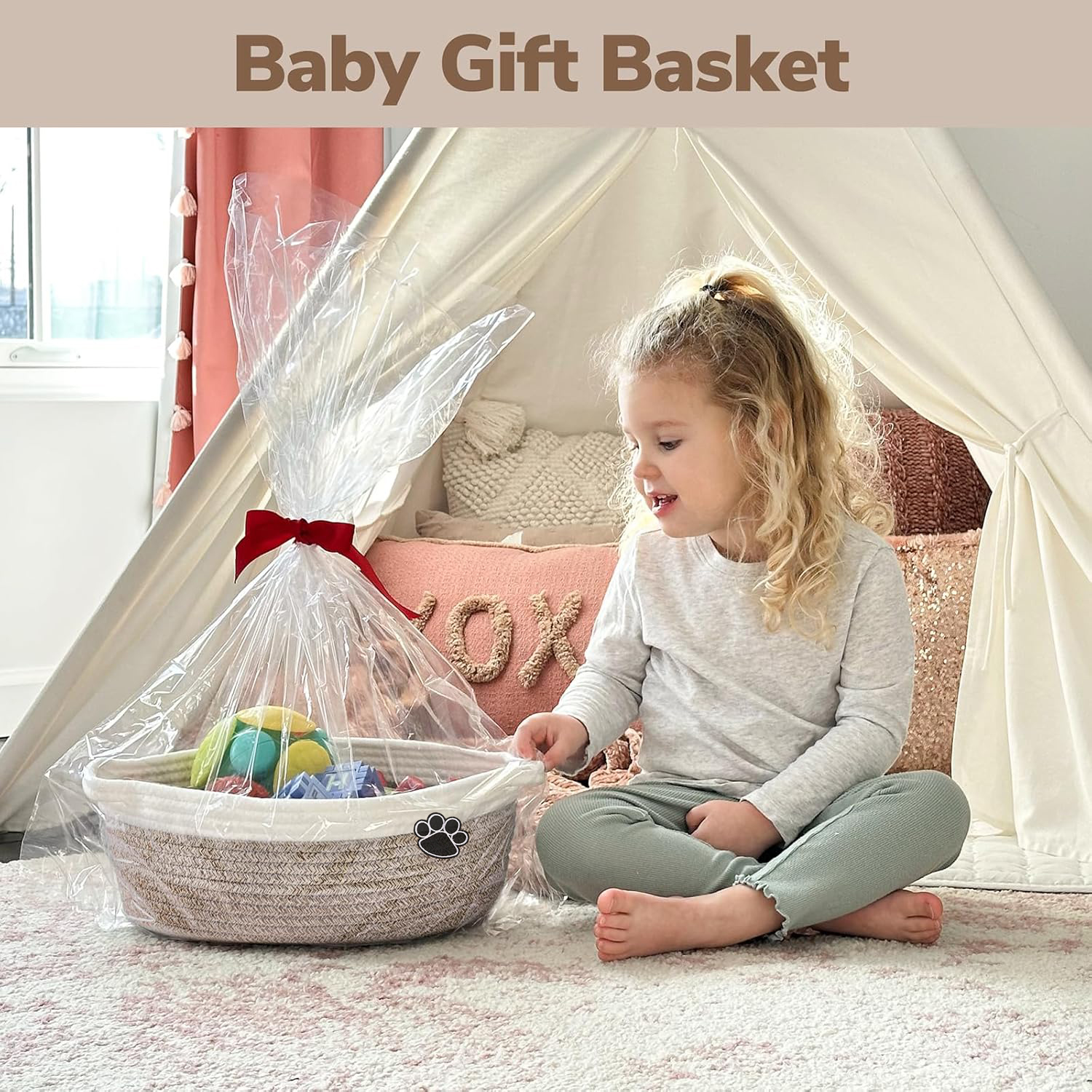 Dog Toy Basket Small Gift Bask - Baby Nursery Game avis et prix
