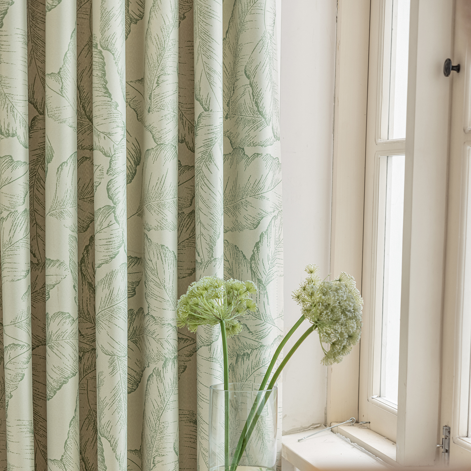 Country Rustic Leaf Pattern Bl - Baby Nursery Curtains avis et prix