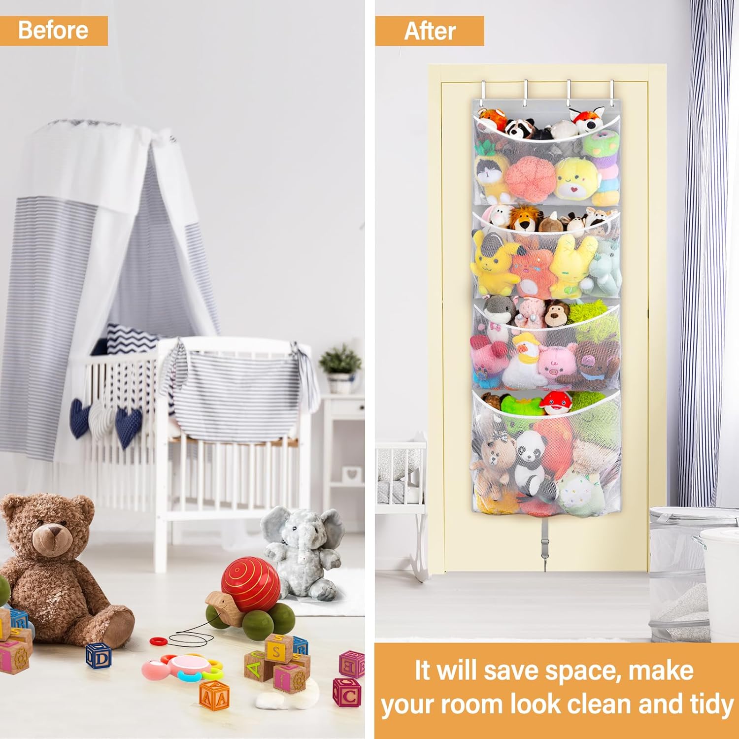 Hanging Stuffed Animal Storage - Baby Nursery Images avis et prix