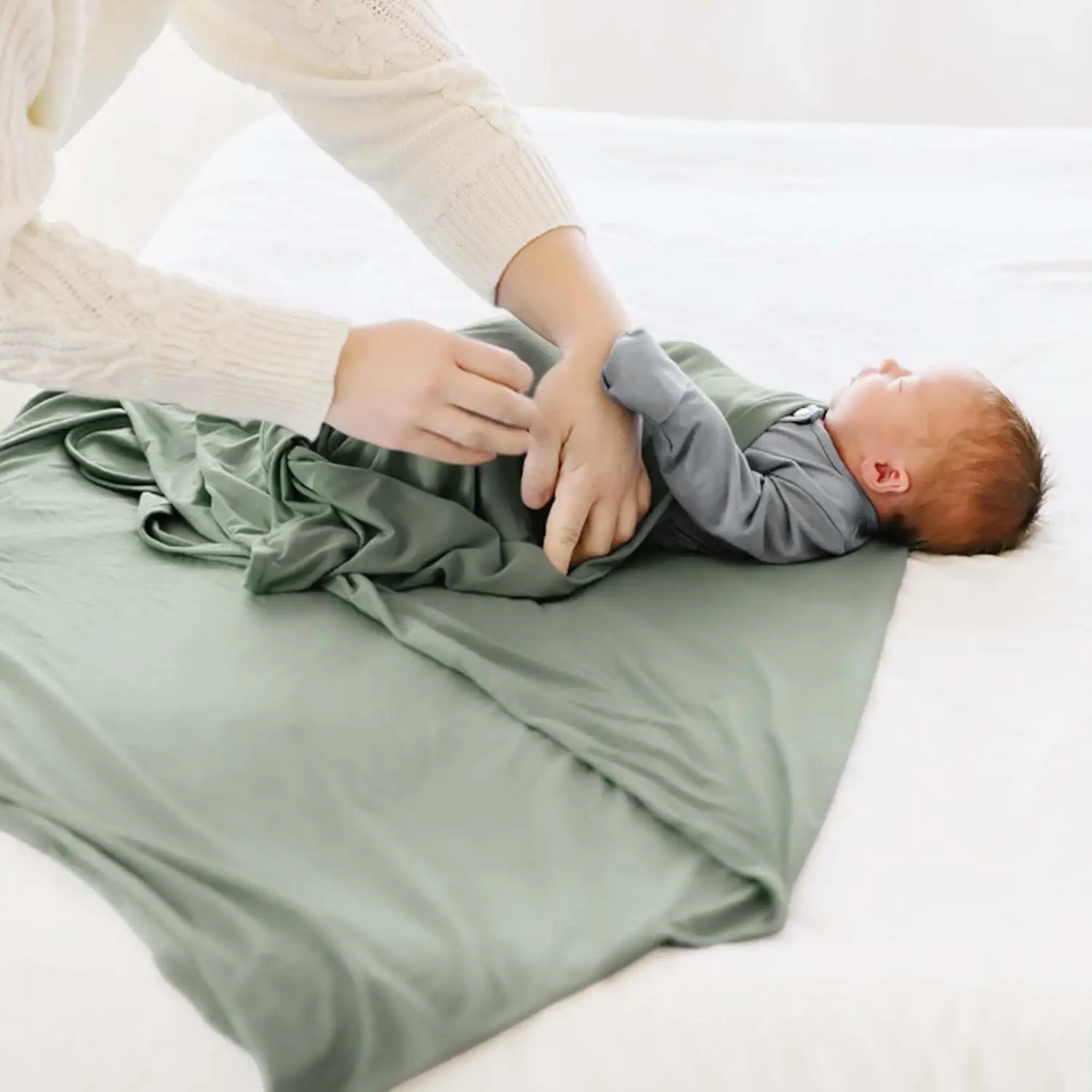 Soft Baby Swaddle Blanket Set  - Baby Nursery Images avis et prix