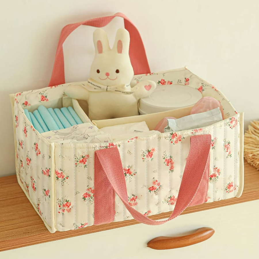 Floral Diaper Caddy Organizer, - Baby Nursery Bags avis et prix