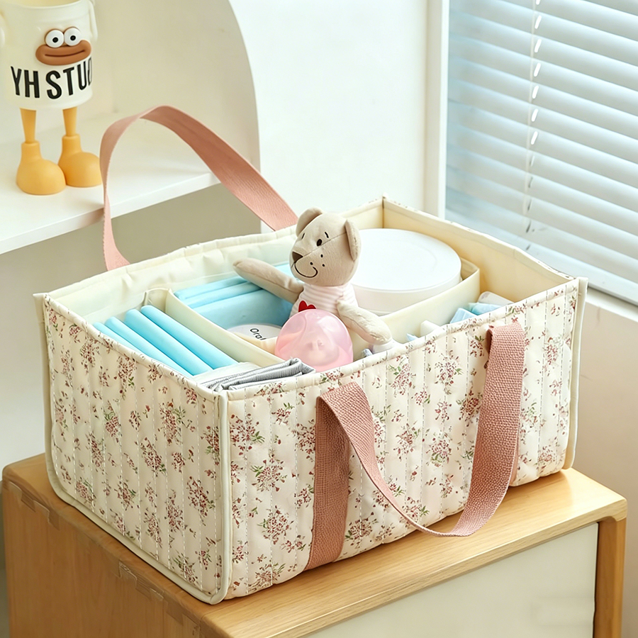 Floral Diaper Caddy Organizer, - Baby Nursery Bags avis et prix