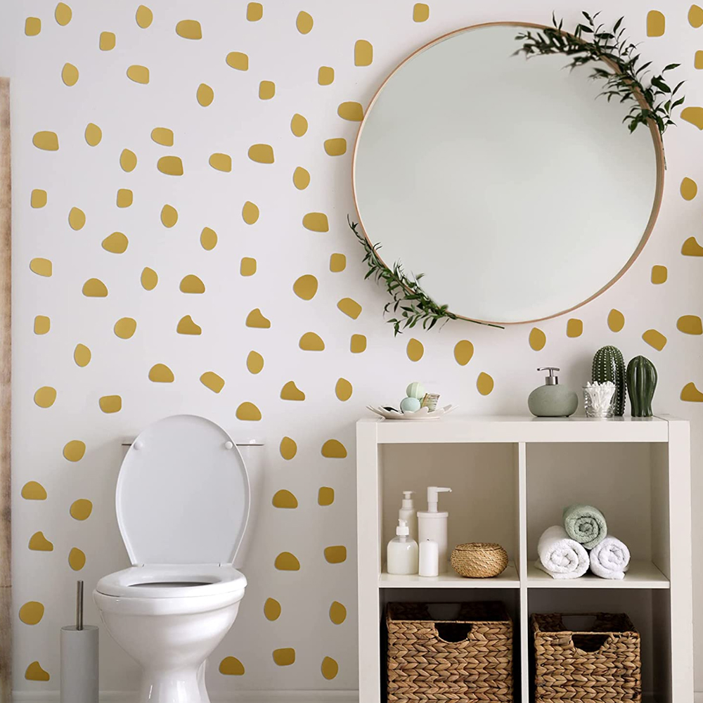96Pcs/set Cute  Irregular Dots - Baby Nursery Wallpaper Girl avis et prix