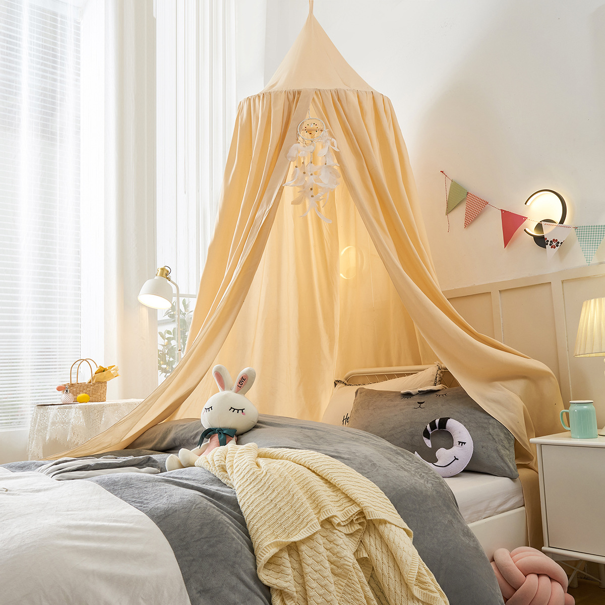 Kids Mosquito Net Baby Crib Cu - Baby Nursery Curtains avis et prix