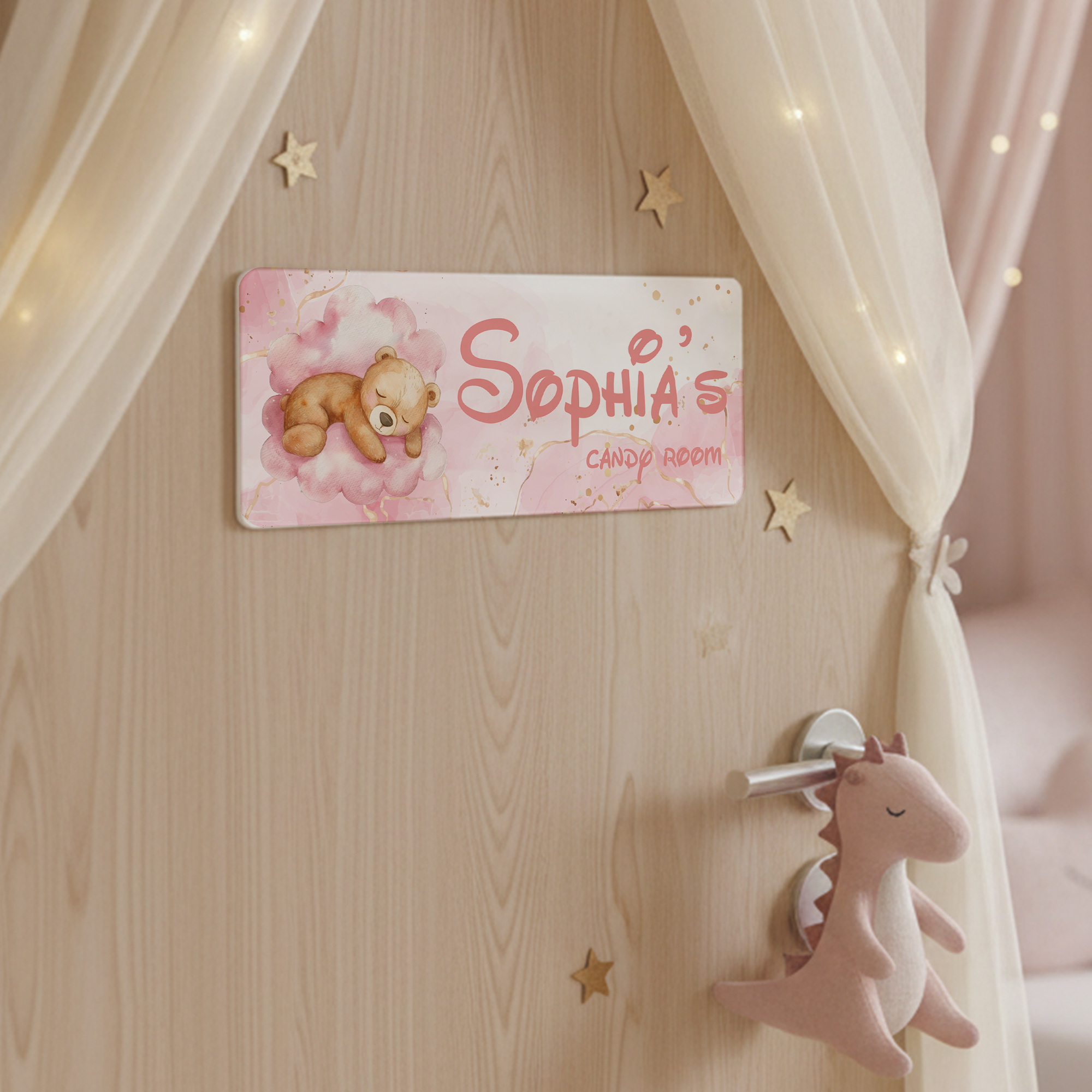 1pc Custom Bear Name/Text Acry - Baby Nursery Gifts avis et prix
