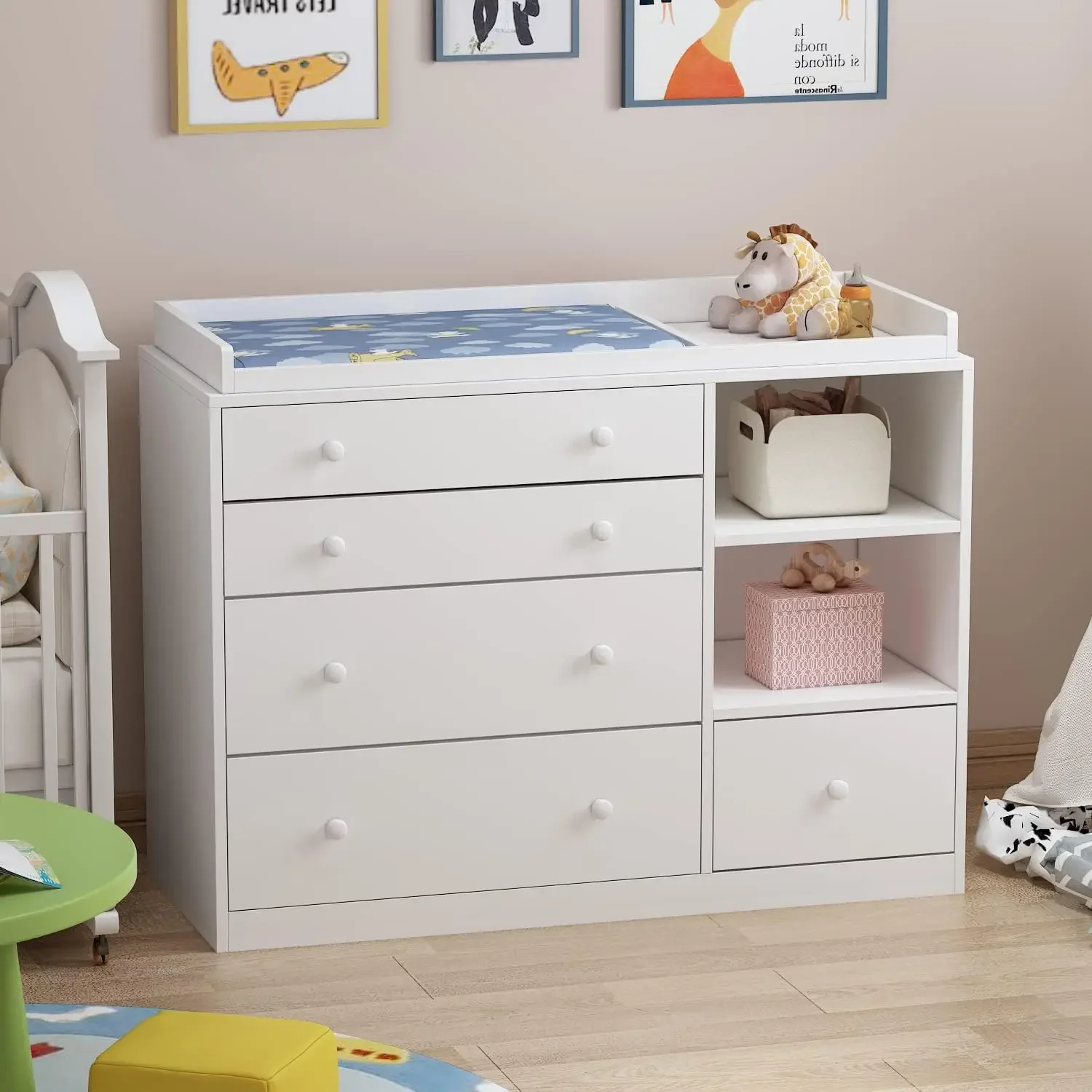 BestsellerNursery Baby Dresser - Baby Nursery Chest Of Drawers avis et prix