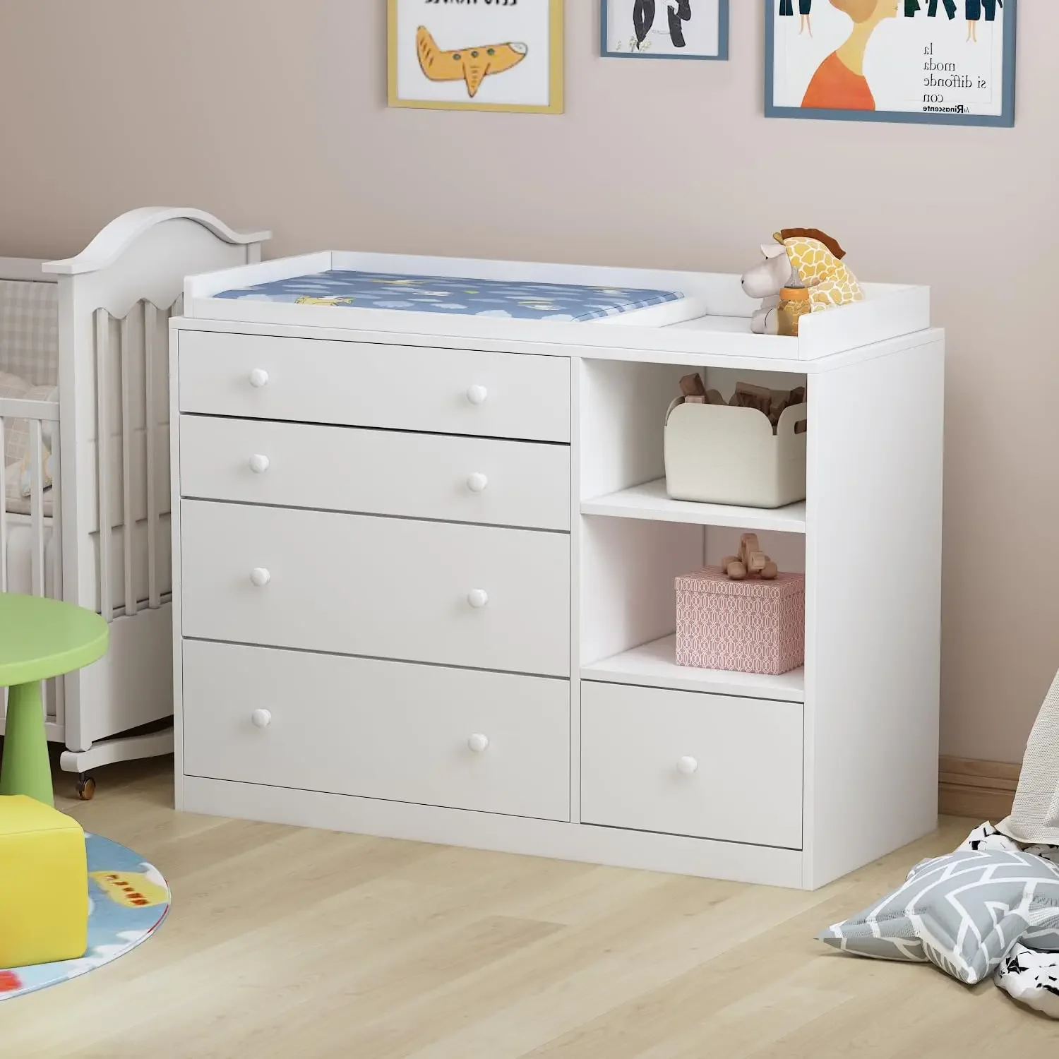 BestsellerNursery Baby Dresser - Baby Nursery Chest Of Drawers avis et prix