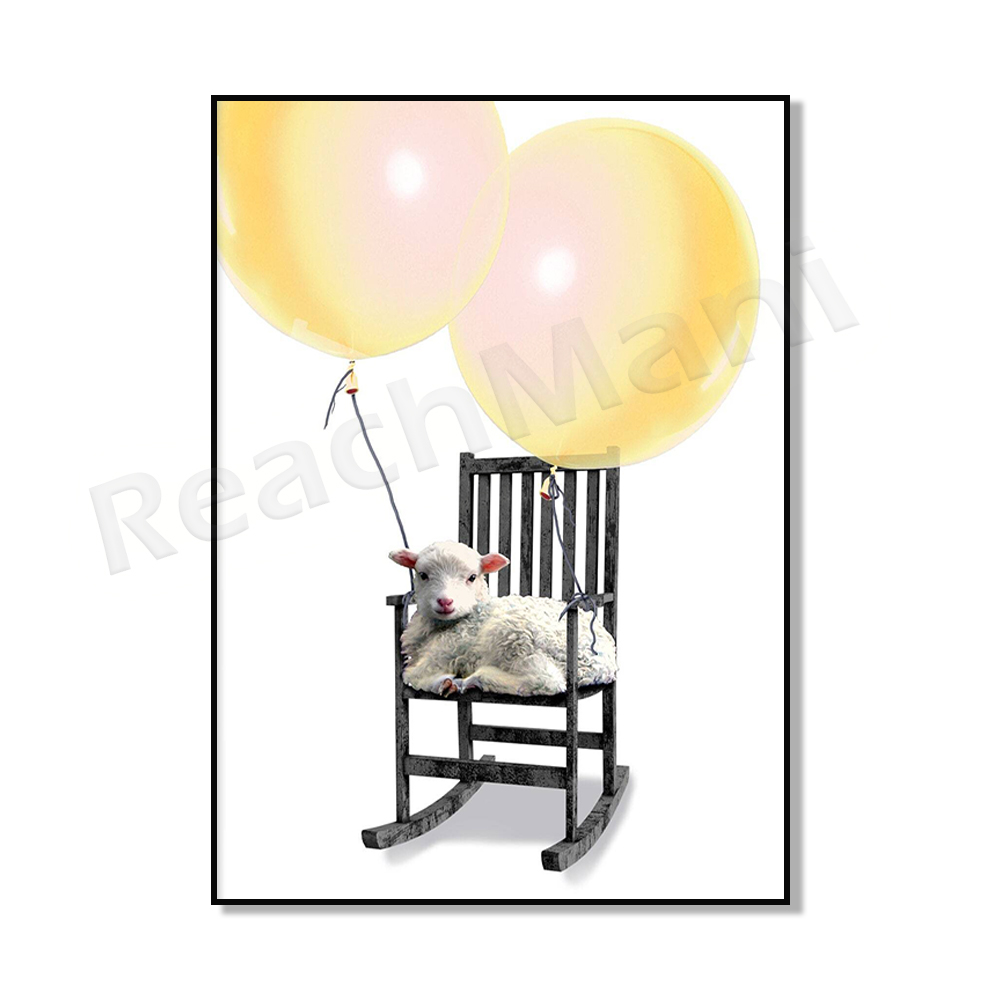Baby Farm Animal Prints, Deer  - Baby Nursery Zoo Animals avis et prix
